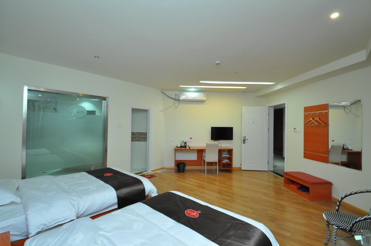 Thank Inn Chain Hotel West Eleven Road Mall Lâm Nghi Ngoại thất bức ảnh